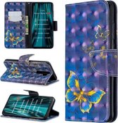 Voor Xiaomi Redmi Note 8 Pro 3D Patroon Gekleurde Tekening Horizontale Flip Leren Case met Houder & Kaartsleuven & Portemonnee (EEN Vlinder)