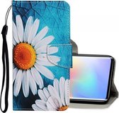 Voor Geschikt voor Xiaomi Mi Note 10 Lite Gekleurde tekening patroon Horizontale flip lederen tas met houder & kaartsleuven & portemonnee (meganium)
