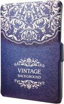 Dibase voor Amazon Kindle Oasis 2017 7 inch Europese Flower Vine Print horizontale Flip PU lederen beschermhoes