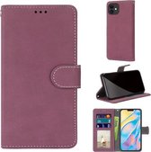 Retro Frosted Horizontale Flip PU lederen tas met houder & kaartsleuven & portemonnee & fotolijst voor iPhone 12/12 Pro (Rose Red)
