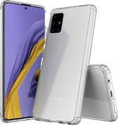 Voor Galaxy A51 5G schokbestendig krasbestendig TPU + acryl beschermhoes (transparant)