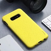 Voor Samsung Galaxy S10 Lite iPAKY Starry Series schokbestendig rietje + TPU beschermhoes (geel)