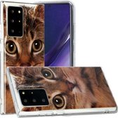 Voor Samsung Galaxy Note20 Ultra Painted Pattern TPU beschermhoes (blunder)