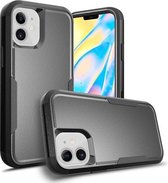 TPU + pc schokbestendige beschermhoes voor iPhone 12 mini (zwart)