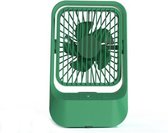 F34 Desktop USB opvouwbare draagbare ventilator (groen)