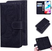 Voor Xiaomi Redmi 8 Tiger Embossing Pattern Horizontale Flip lederen tas met houder & kaartsleuven & portemonnee (zwart)