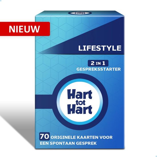 Hart tot Hart Lifestyle - 2-in-1 Gespreksstarter - 70 kaarten - Relatiespel  - Vragen... | bol.com