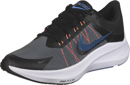 Nike Zoom Winflo 8 hardloopschoenen heren grijs/blauw - maat 44 | bol