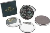 Jungle Leopard Print Design 2 X Varied Magnification Compact Mirror from CGB Giftware in Gift Box