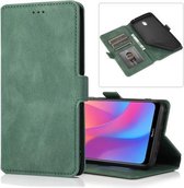 Voor Xiaomi Redmi 8A Retro Magnetische Sluiting Horizontale Flip Leren Case met Houder & Kaartsleuven & Fotolijst & Portemonnee (Donkergroen)