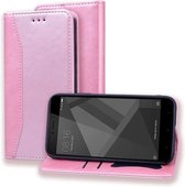 Voor Xiaomi Redmi 4X Business Stitching Horizontale flip lederen tas met dubbele vouw & beugel & kaartsleuven & fotolijst & portemonnee (rose goud)