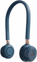 Luie hangende nekventilator USB draagbare sportstudent miniventilator (blauw)