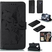 Veerpatroon Litchi Texture Horizontale Flip Leren Case met Portemonnee & Houder & Kaartsleuven Voor LG K50 (Zwart)