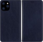 Voor iPhone 11 Pro Max DZGOGO ZEN-serie schokbestendig PU + TPU beschermhoes met houder & kaartsleuven en portemonnee (blauw)