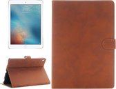 Vintage stijl horizontale flip lederen tas met houder voor iPad Pro 9,7 inch (bruin)