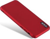 Voor iPhone X / XS Brandstofinjectie PC Antikras beschermhoes (rood)