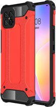 Voor Huawei nova 8 SE Magic Armor TPU + pc Combinatiehoes (rood)