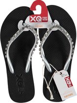 Xq Footwear Teenslippers Dames Polyester Zwart Maat 40