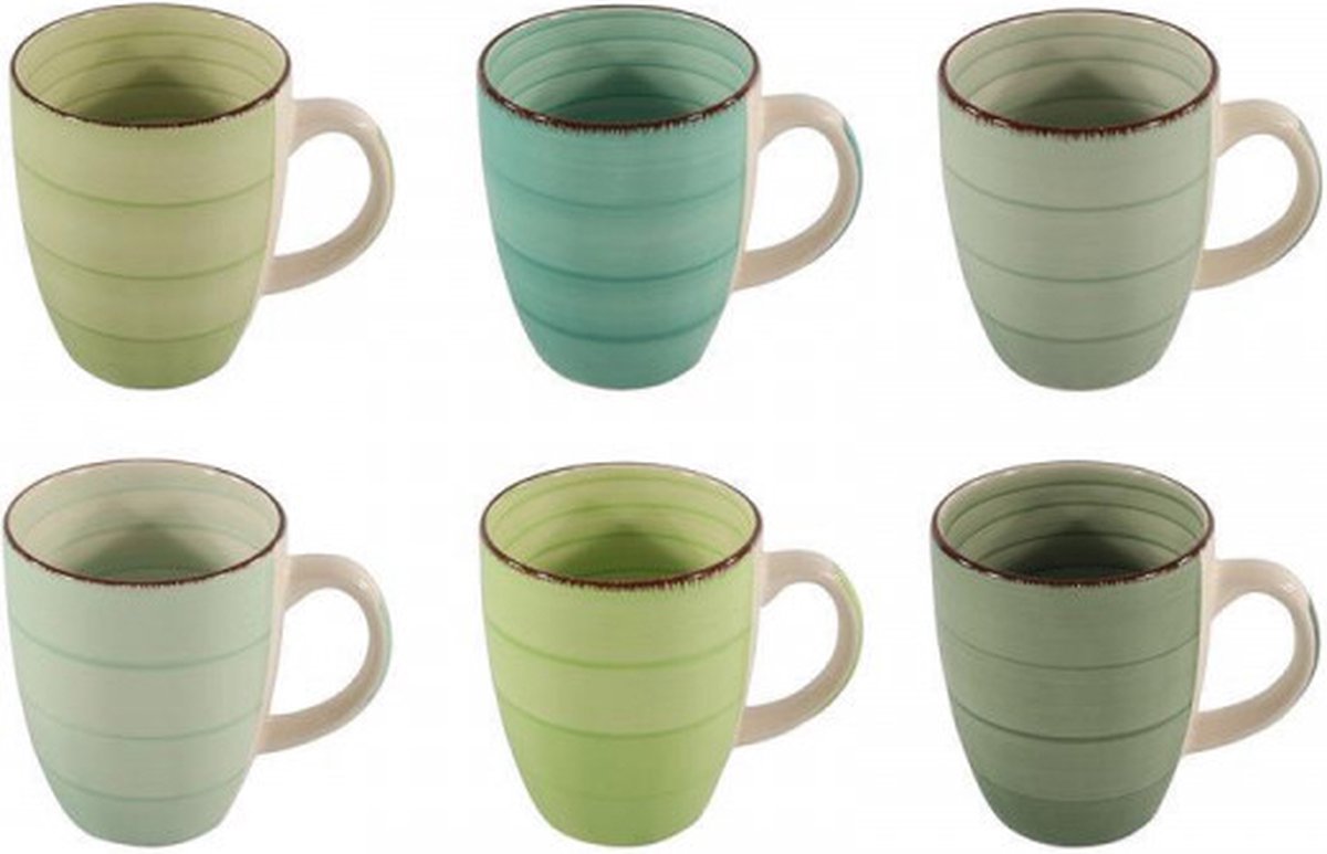 Studio Tavola Mokken Summer Green 350 ml - 6 stuks