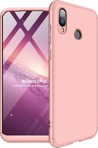 Honor Play Hoesje - Mobigear - 360 Serie - Hard Kunststof Backcover - Roségoud - Hoesje Geschikt Voor Honor Play