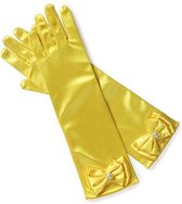 Prinses Belle - Handschoenen met strik - Geel - Prinsessenjurk Accessoires