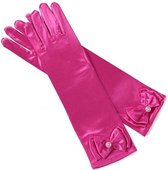 Doornroosje - Handschoenen met strik - Roze - Prinsessenjurk Accessoires