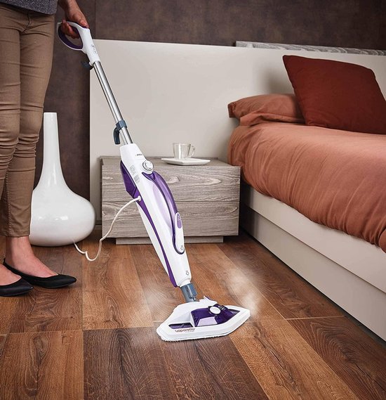 Double stoombezem met dubbele functie draagbaar met stoomreiniger doodt 99,9%* van virussen van Rowenta — afbeelding 2