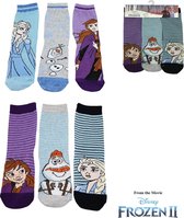6 paar sokken  Disney Frozen maat 27-30