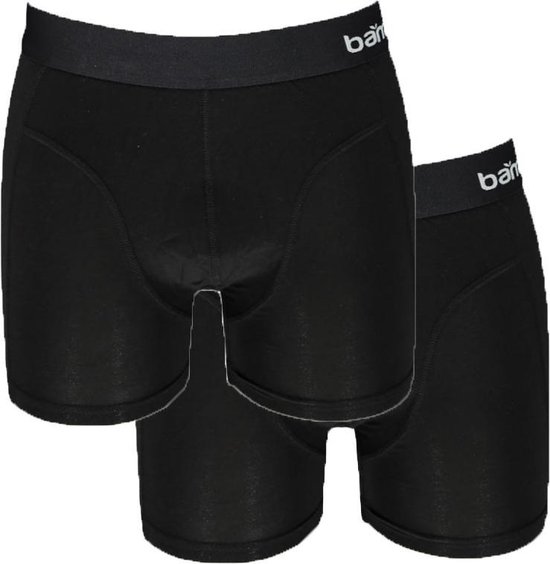 Apollo bamboo boxershorts | MAAT XL | 2-pack heren boxershorts | zwart