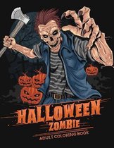 Halloween Zombie Adult Coloring Book