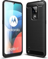 Cazy Rugged TPU hoesje voor Motorola Moto E7 - zwart