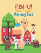 Farm Fun! Farm animal coloring book