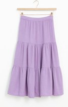 Sissy-Boy - Roze ruffle maxi rok