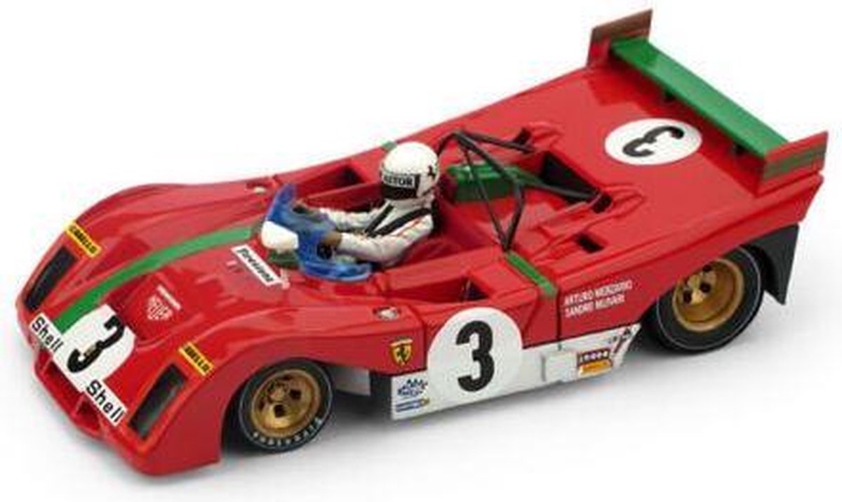 Ferrari 312PB #3 Winner Targa Florio 1972 Merzario