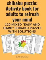 shikaku puzzle: Activity book for adults to refresh your mind