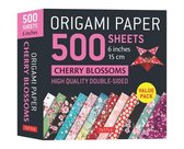 Origami Paper 500 sheets Cherry Blossoms 6 inch 15 cm Tuttle Origami Paper HighQuality DoubleSided Origami Sheets Printed with 12 Different for 6 Projects Included Stationery