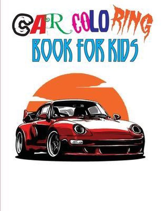 Bol Com Car Coloring Book For Kids American Muscle Jdm Cars Car Coloring Activity Book