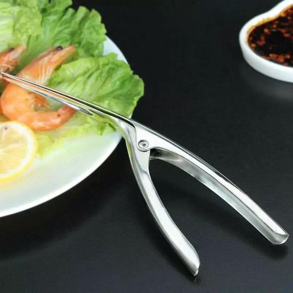 LONGHAO 3 stuks, 5-in-1 roestvrij stalen garnalenkoord, peeler, schilmes en schiller gereedschap