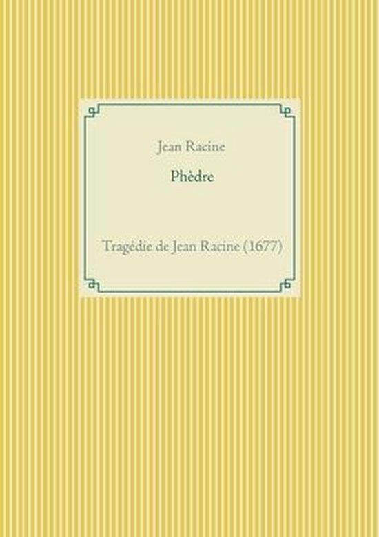 Phèdre - cover