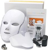 Select Professioneel LED gezichtsmasker - 7 kleuren Lichttherapie - Gezichtsmasker - LED masker beauty - Huidverjongingsapparaat - Gezichtsbehandeling - Huidverzorging masker - Pui