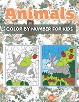 Animals Color by Number for Kids