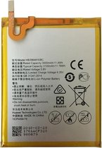 HB396481EBC Li-ion Polymeer Batterij voor Huawei Ascend G7 Plus / Honor 5X / G8 / G8X / RIO L03-UL00TL00AL00