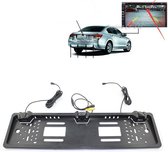 PZ600-L Europa Auto Kenteken Frame Achteruitrijcamera Visueel Achteraanzicht Parkeersysteem met 2 Achteruit Radar Detector