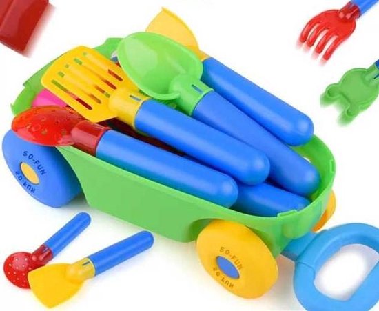 strand speelgoed - kinder trek kar met graaf speelgoed- kinder speelgoed -  graaf speelgoed | bol.com