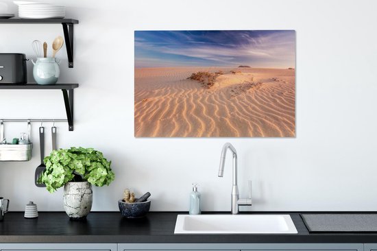 De belles vagues de sable se sont formées dans les dunes de Fuerteventura Toile 60x40 cm - Tirage photo sur toile (Décoration murale salon / chambre)