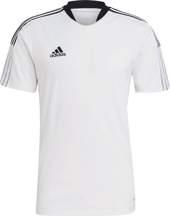 adidas - Tiro 21 Training Jersey - Wit Voetbalshirt - XXL - Wit | bol.com