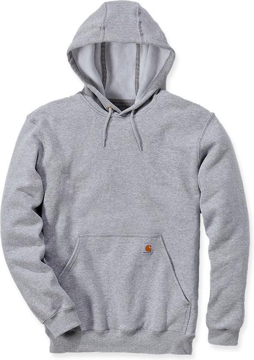 Carhartt K121 Midweight Hooded Sweatshirt Original Fit Heather M Grijs