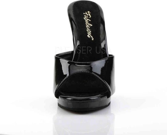 Sandales à Talons Fabuleux - 44 Chaussures- FLAIR-401-2 US 13 Zwart