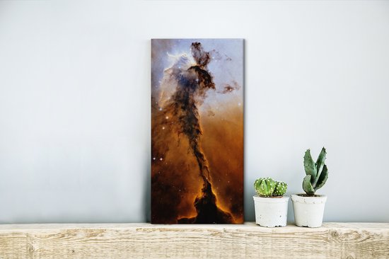 Pilier Eagle toile nébuleuse nébuleuse 2cm 20x40 cm - impression photo sur toile peinture Décoration murale salon / chambre à coucher) / Phénomènes naturels Peintures Toile