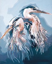 LanArte Grote blauwe reigers Schilderen op nummer PN-0194388
